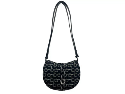 Burberry Mini Rocking Horse Crossbody Bag Purse - Black