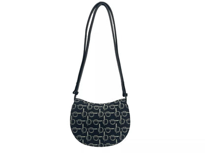 Burberry Mini Rocking Horse Crossbody Bag Purse - Black