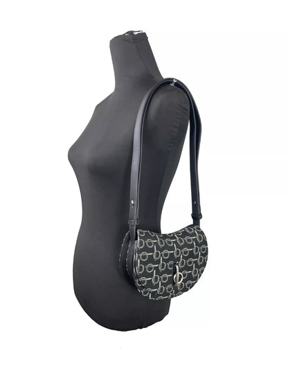 Burberry Mini Rocking Horse Crossbody Bag Purse - Black