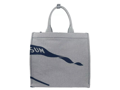 Burberry Navy EKD Canvas Tote Bag with Coin Pouch