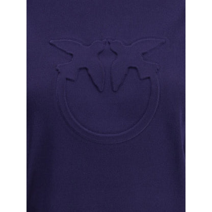 PINKO Blue & White Logo Sweater - Modern Urban Chic