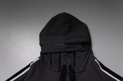 Dolce & Gabbana Melange Gray Cotton Hooded Sweatshirt