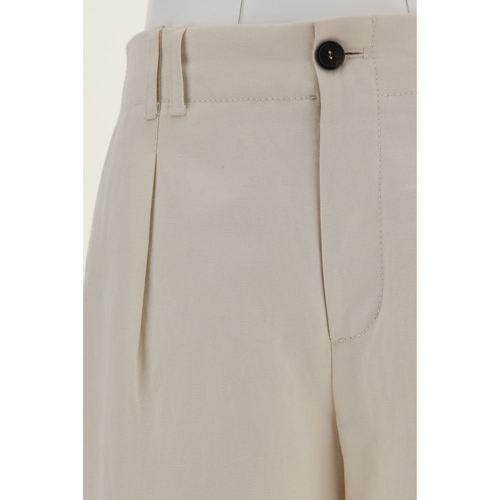 Brunello Cucinelli Baggy Cotton Pants