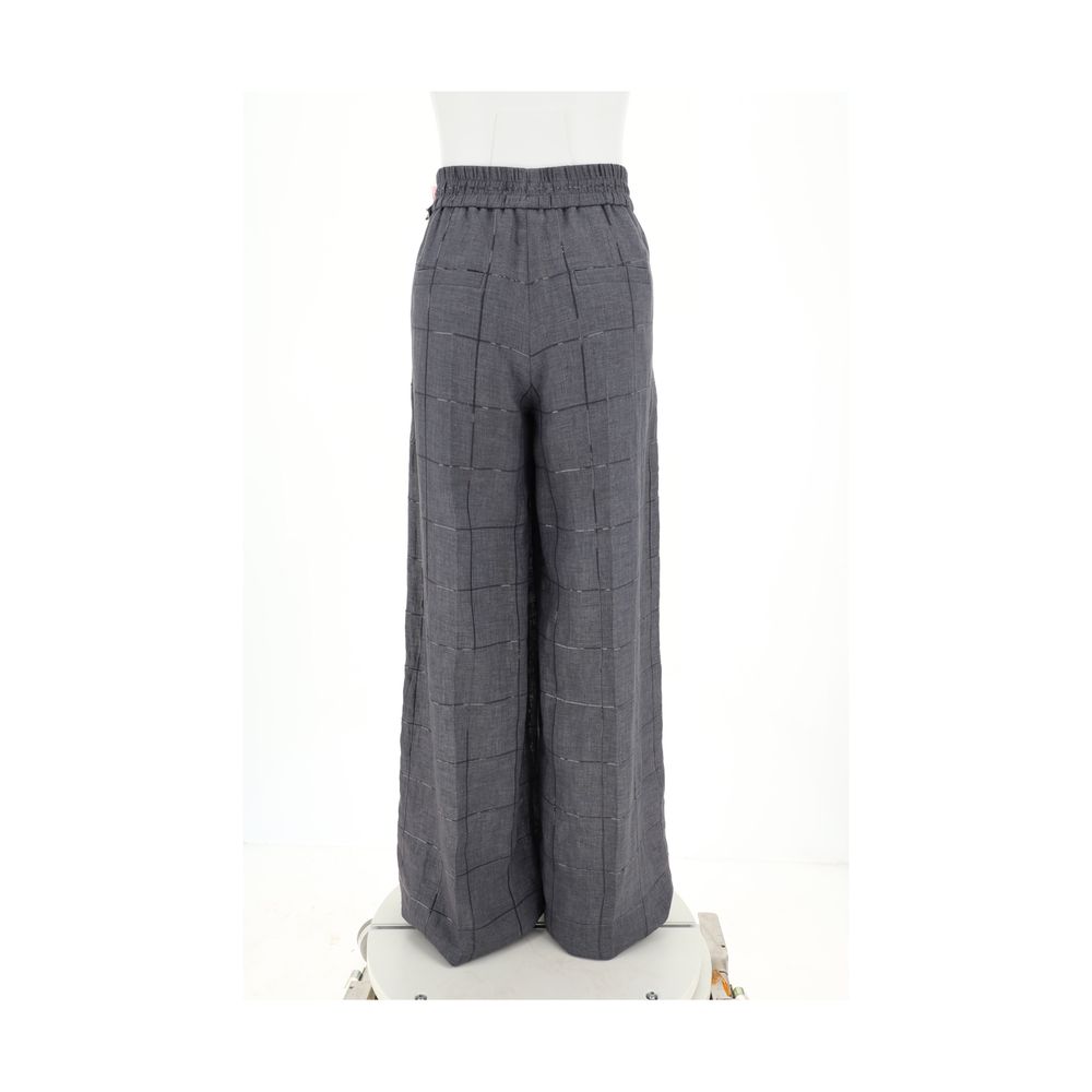 Brunello Cucinelli Elegant Linen Palazzo Pants