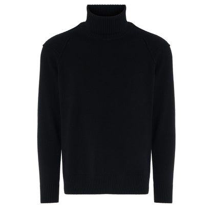 C.P. Company Black Wool Turtleneck Sweater for Men