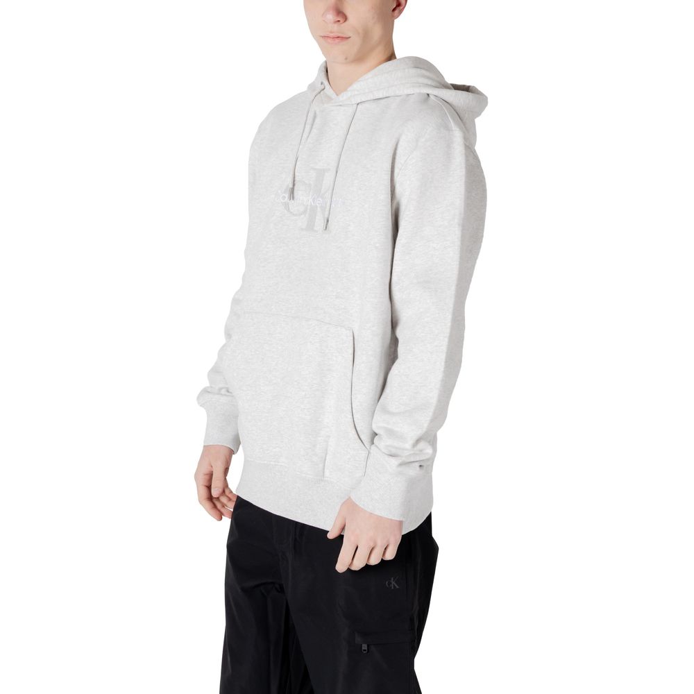 Calvin Klein Gray Cotton Sweater for Men