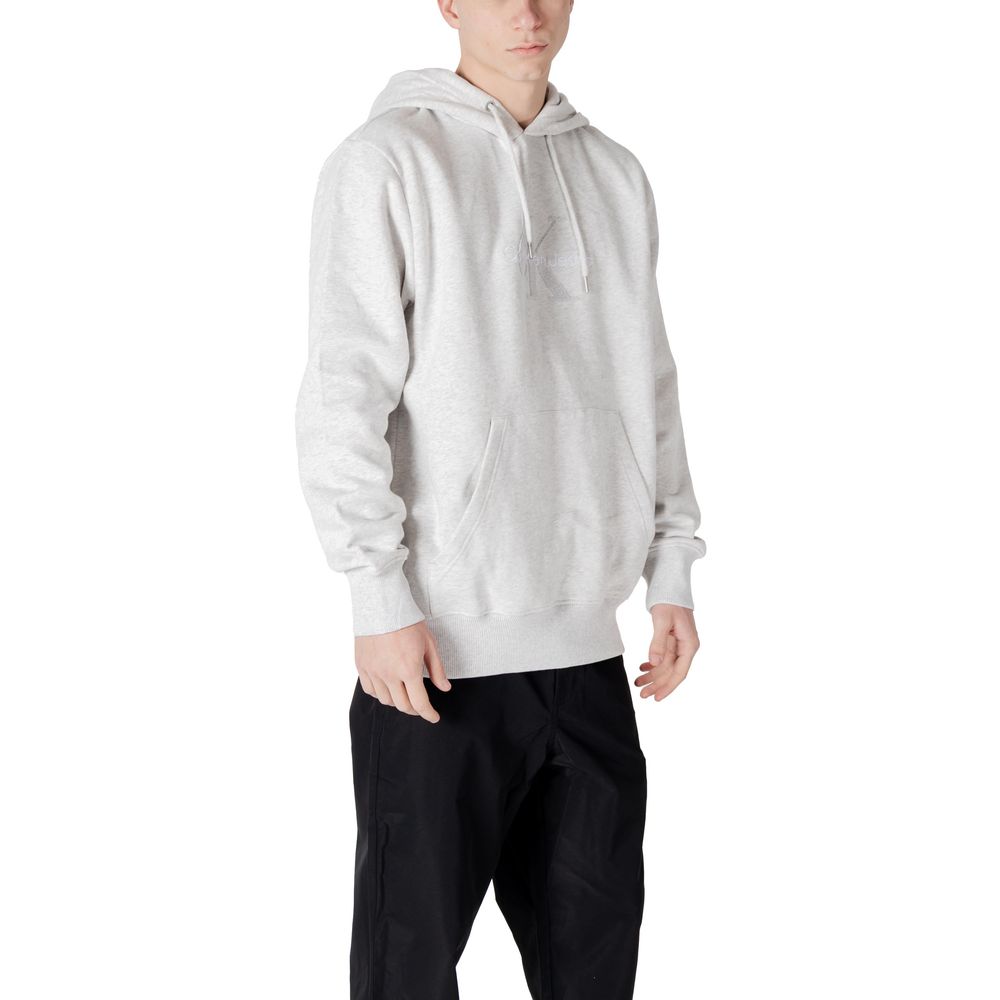 Calvin Klein Gray Cotton Sweater for Men