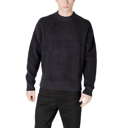 Calvin Klein Jeans Black Organic Cotton Chunky Jumper