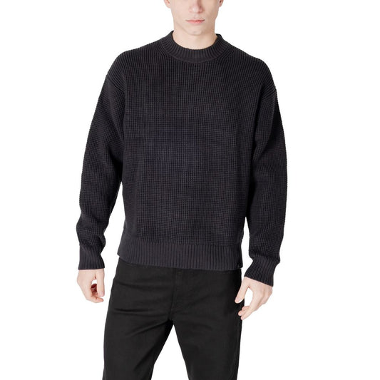 Calvin Klein Jeans Black Organic Cotton Chunky Jumper