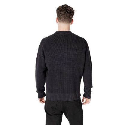 Calvin Klein Jeans Black Organic Cotton Chunky Jumper
