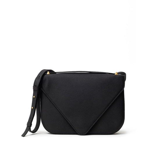 Bottega Veneta Black Leather Shoulder Bag - Timeless Elegance