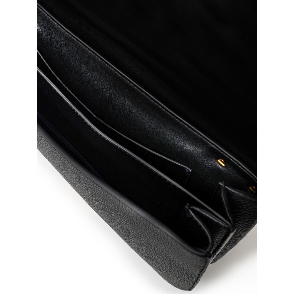 Bottega Veneta Black Leather Shoulder Bag - Timeless Elegance