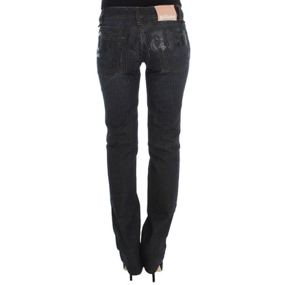 John Galliano Blue Cotton Jeans for Women