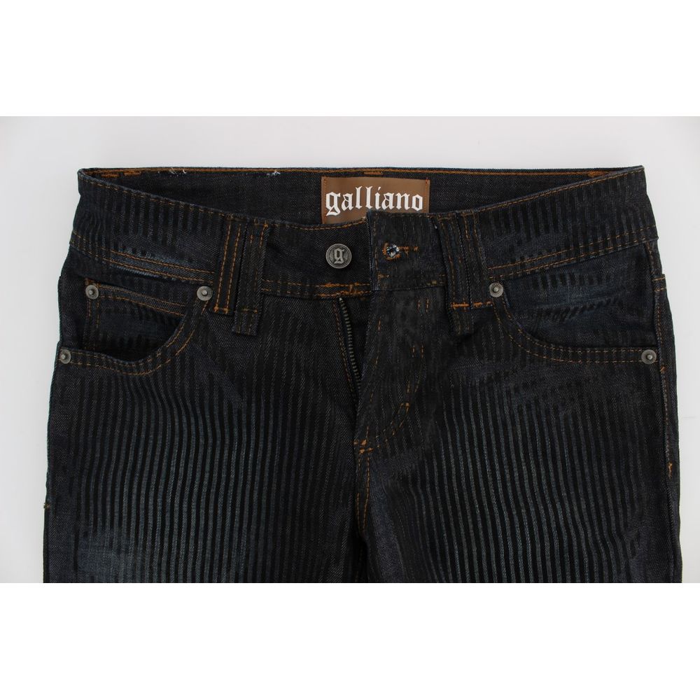 John Galliano Blue Cotton Jeans for Women