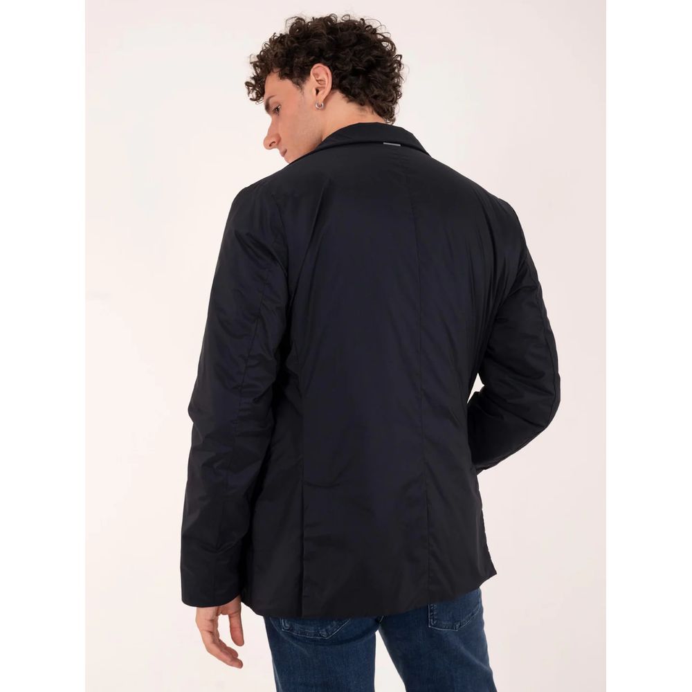 People Of Shibuya Blue Polyester Jacket - Stylish Thermal Insulation for Men