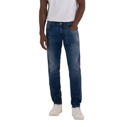 Replay Blue Cotton Jeans & Pant for Men