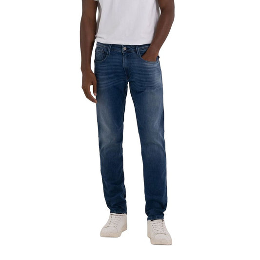 Replay Blue Cotton Jeans & Pant for Men