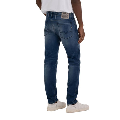 Replay Blue Cotton Jeans & Pant for Men