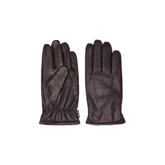 Only & Sons Brown Leather Glove - Classic Elegance for Fall/Winter