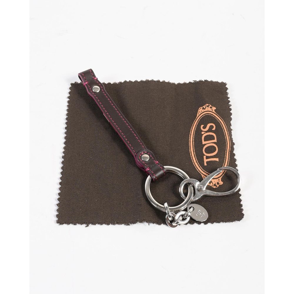 Tod's Multicolor Metal Keychain - Stylish Leather Accessory for Women