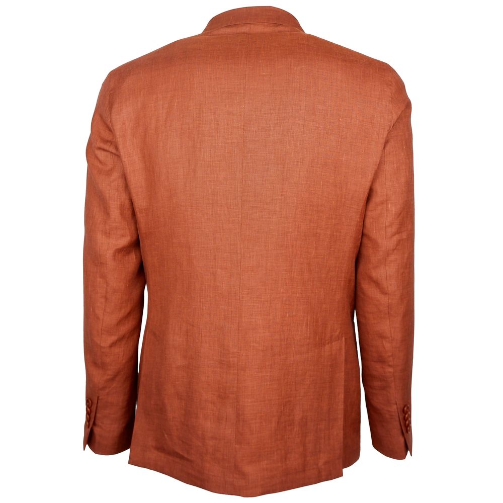 Loro Piana Made in Italy Brown Linen Blazer