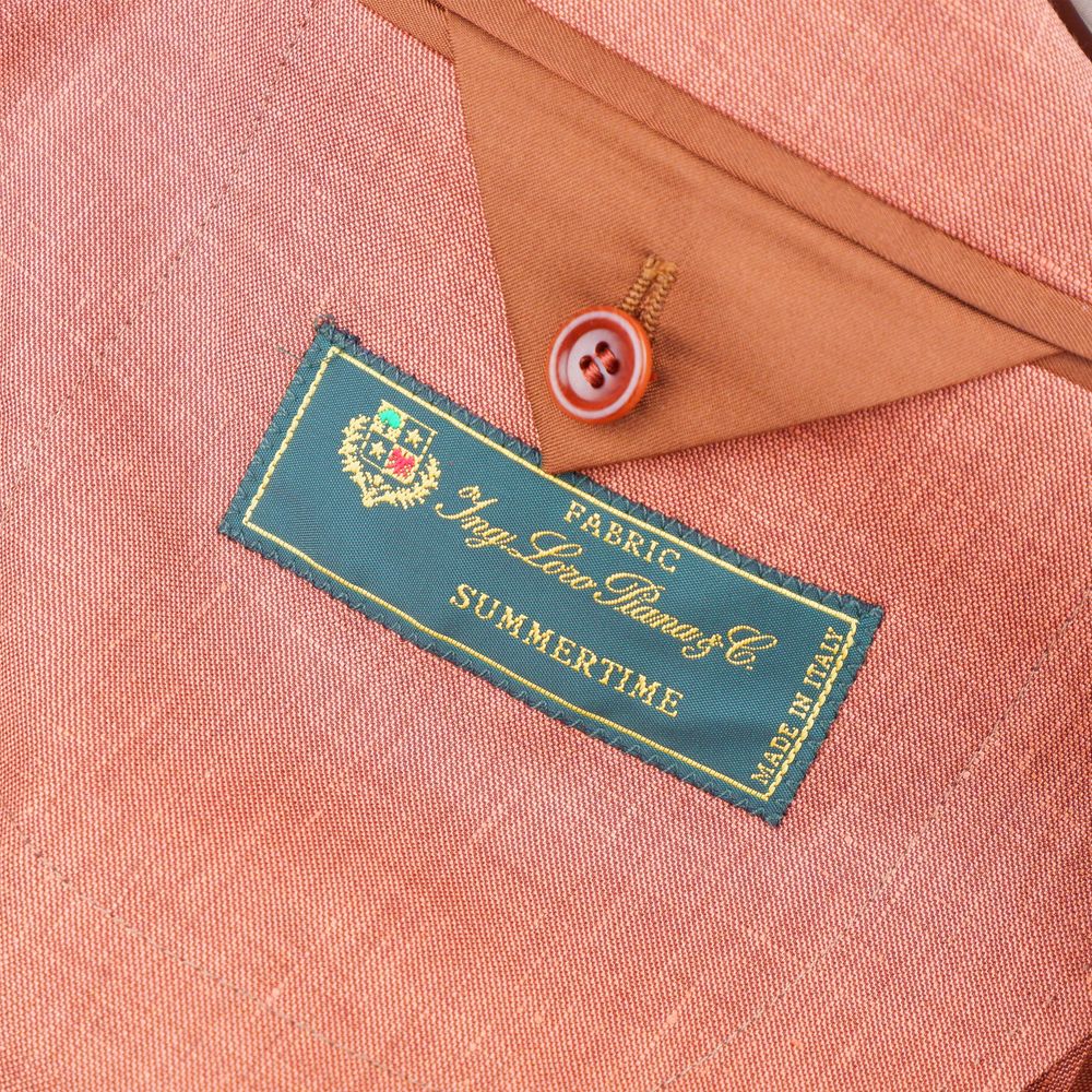 Loro Piana Made in Italy Brown Linen Blazer
