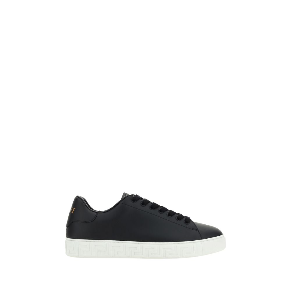 Versace Calfskin Sneakers: Bold Elegance for the Fashion-Forward