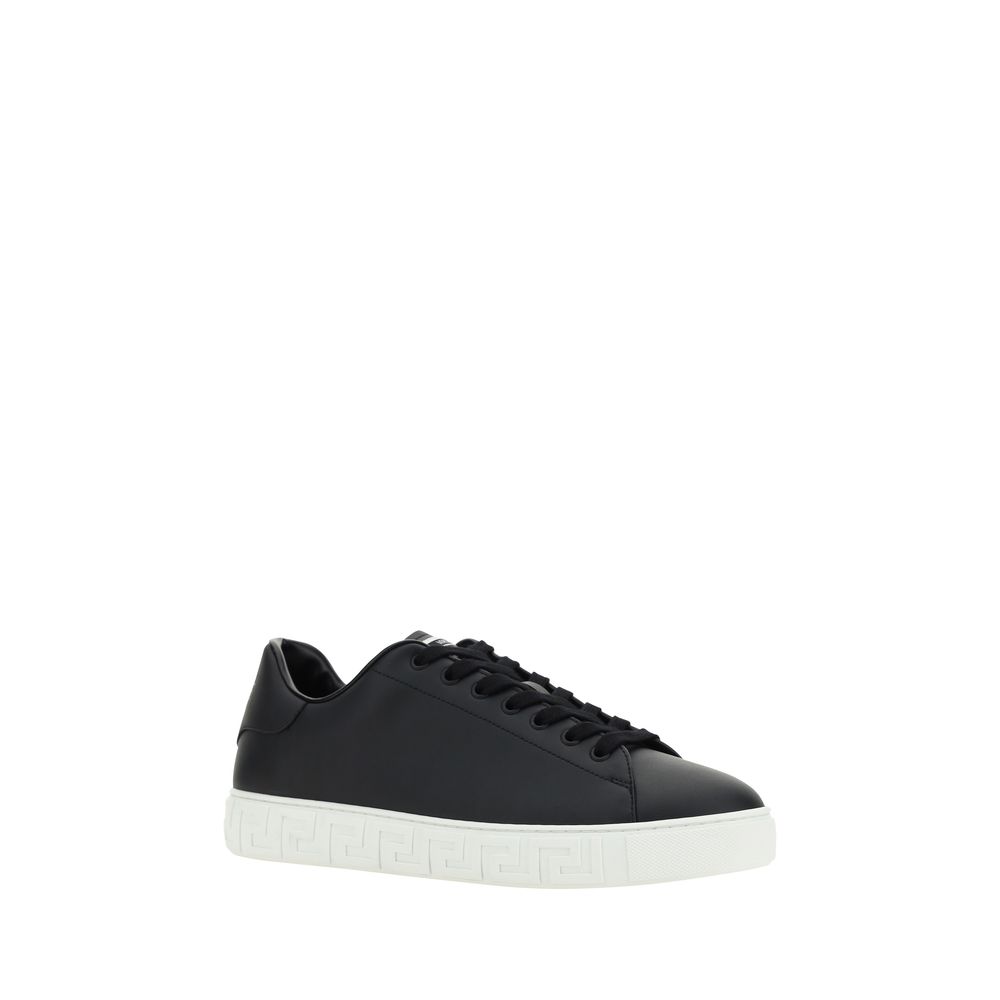 Versace Calfskin Sneakers: Bold Elegance for the Fashion-Forward