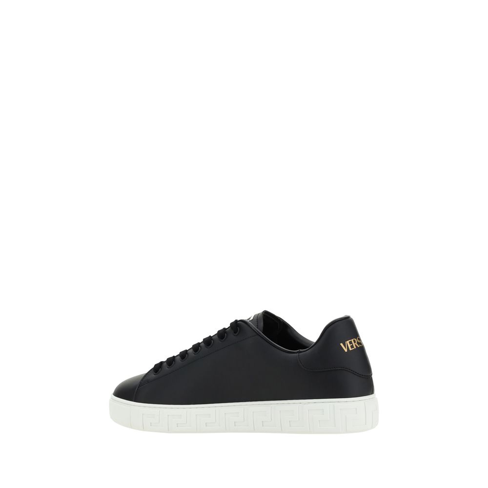 Versace Calfskin Sneakers: Bold Elegance for the Fashion-Forward
