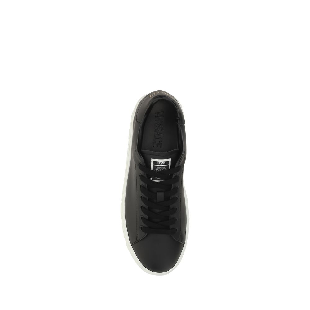 Versace Calfskin Sneakers: Bold Elegance for the Fashion-Forward