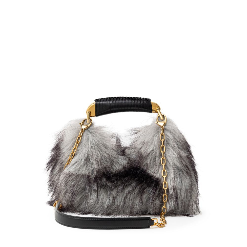 Tom Ford Gray Leather Handbag - Timeless Elegance Redefined