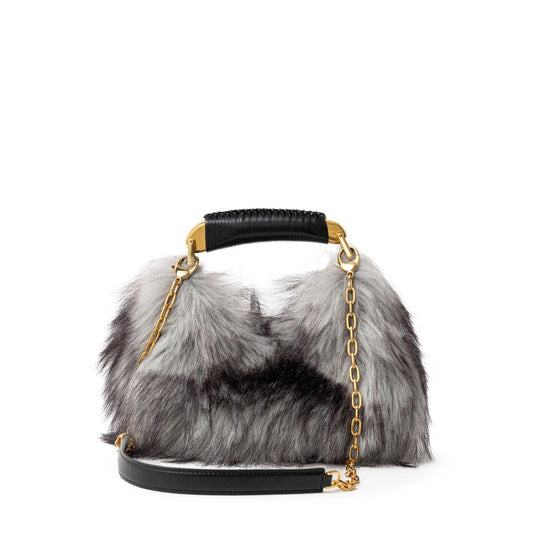 Tom Ford Gray Leather Handbag - Timeless Elegance Redefined