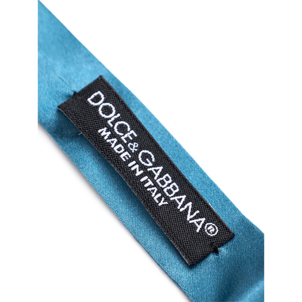 Dolce & Gabbana Sugar Paper Blue Silk Bow Tie