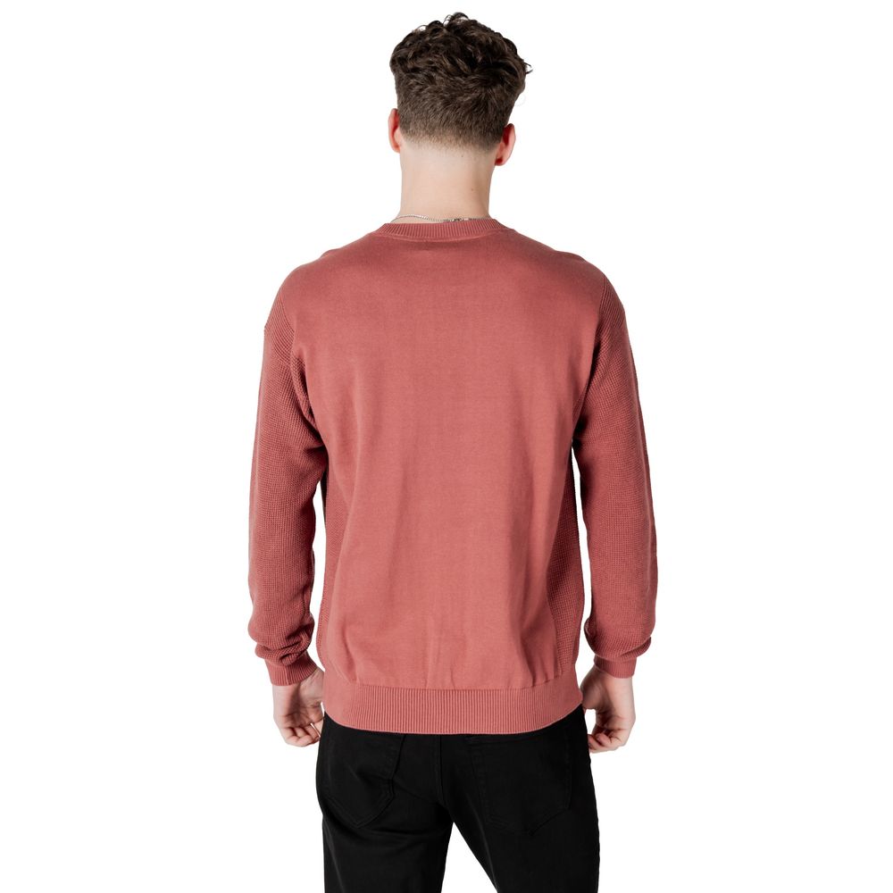 Calvin Klein Jeans Red Cotton Sweater for Men