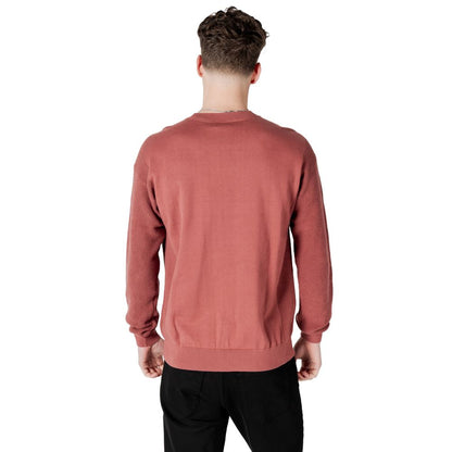 Calvin Klein Jeans Red Cotton Sweater for Men