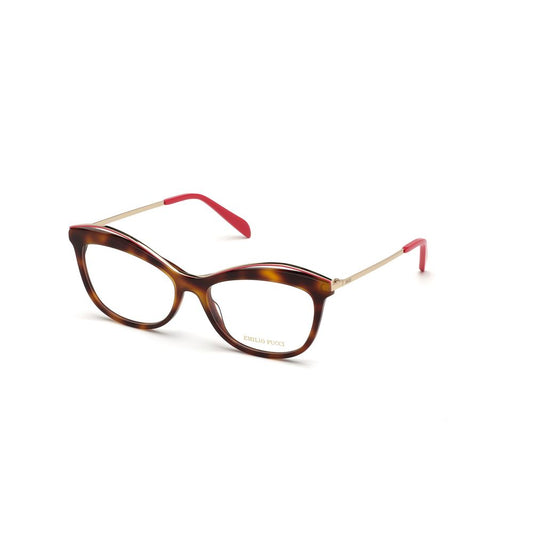 Emilio Pucci Women’s Brown Acetate Optical Frames – EP5135-56052