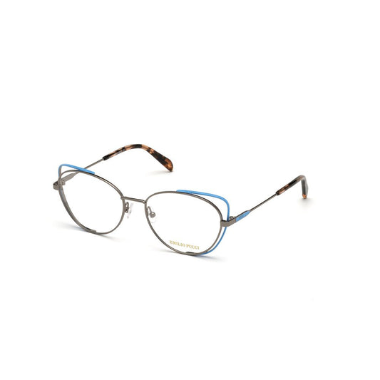 Emilio Pucci Women’s Gray Metal Optical Glasses – EP5141, 54mm