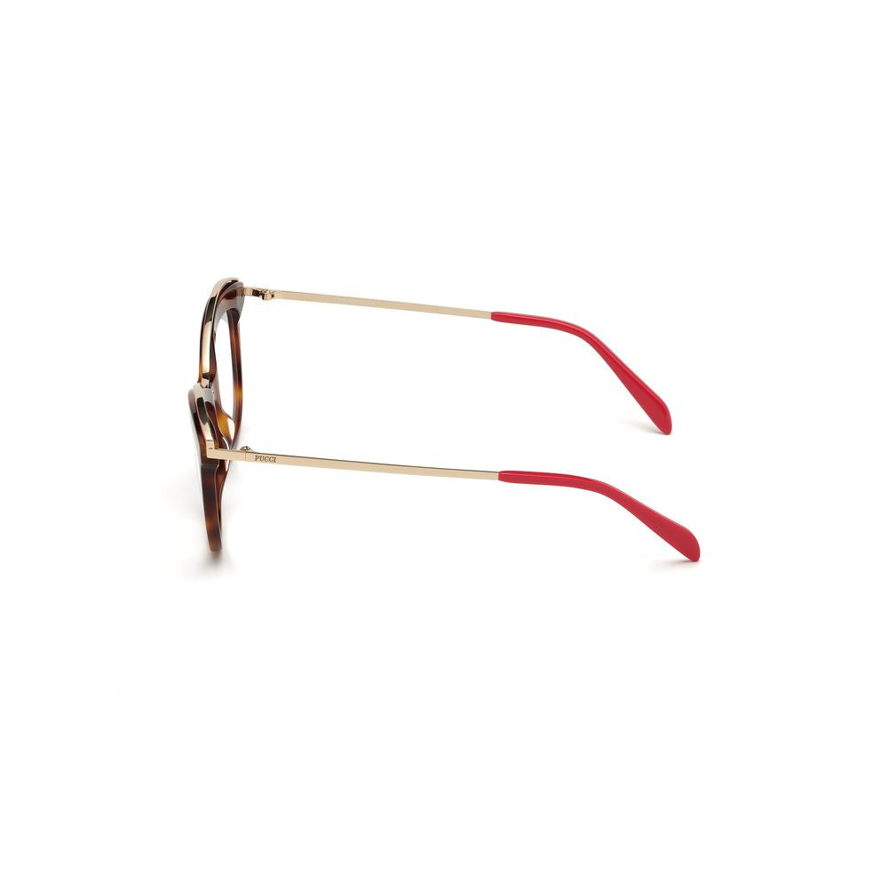 Emilio Pucci Women’s Brown Acetate Optical Frames – EP5135-56052