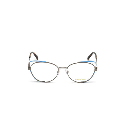 Emilio Pucci Women’s Gray Metal Optical Glasses – EP5141, 54mm