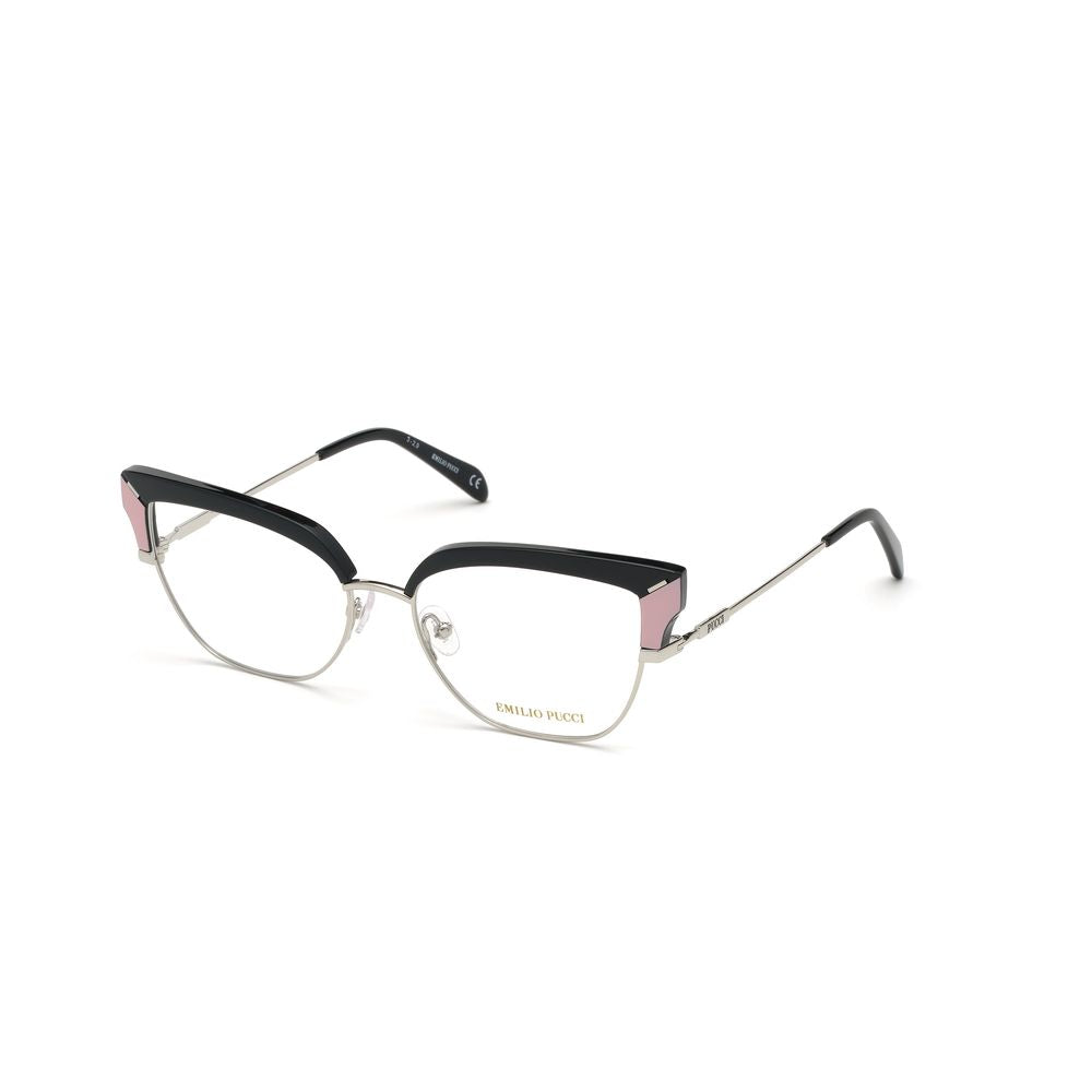 Emilio Pucci Women’s Black Metal Optical Glasses – EP5147, 55mm