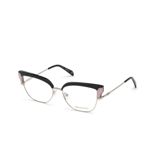 Emilio Pucci Women’s Black Metal Optical Glasses – EP5147, 55mm