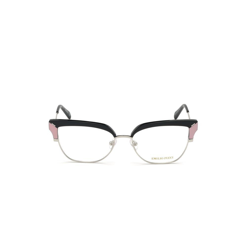 Emilio Pucci Women’s Black Metal Optical Glasses – EP5147, 55mm