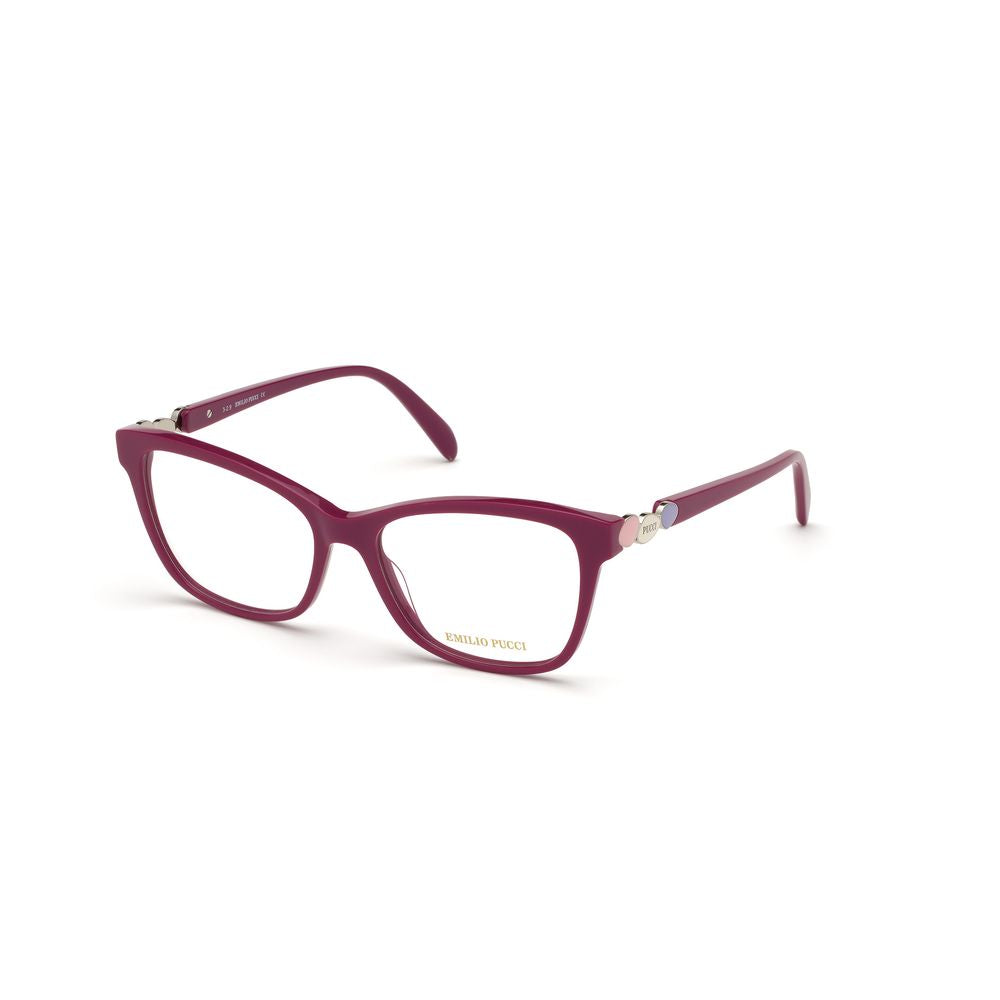 Emilio Pucci Women's Red Acetate Optical Frames – 54mm
