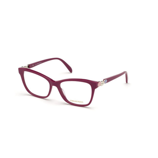 Emilio Pucci Women's Red Acetate Optical Frames – 54mm
