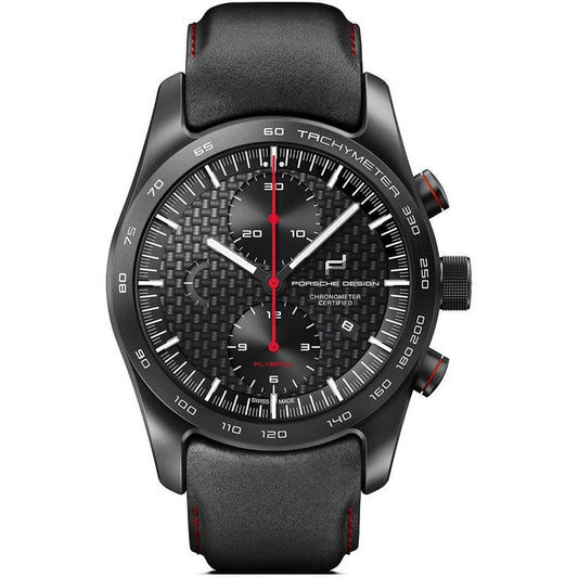 Porsche Design Chronotimer Series 1 Flyback – Black Leather & Titanium