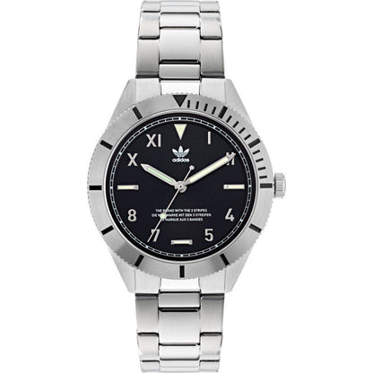 Adidas Gray Stainless Steel Quartz Watch