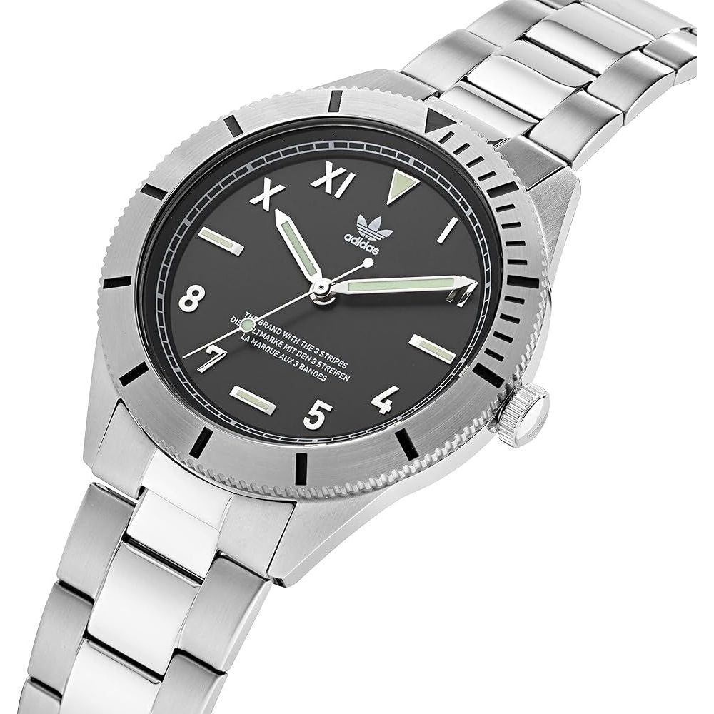 Adidas Gray Stainless Steel Quartz Watch