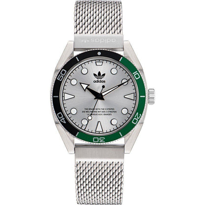 Adidas Gray Stainless Steel Quartz Watch