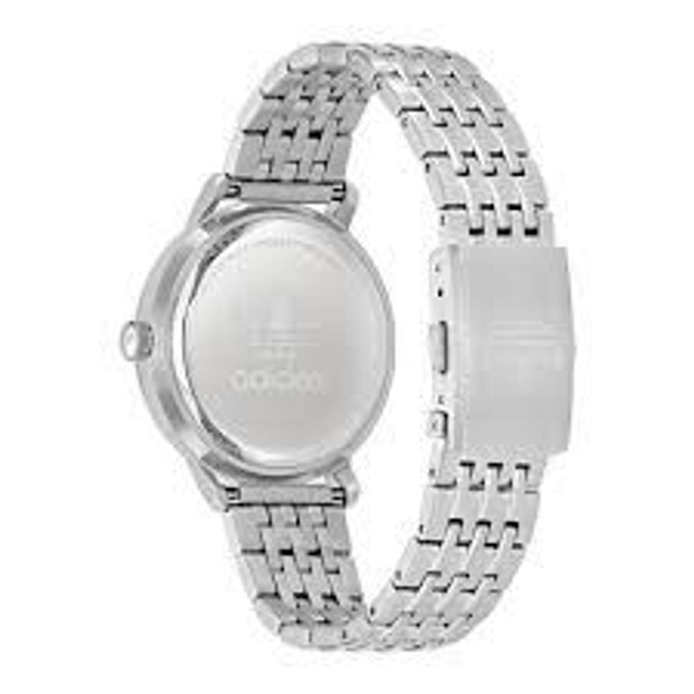 Adidas Gray Stainless Steel Quartz Sports Watch