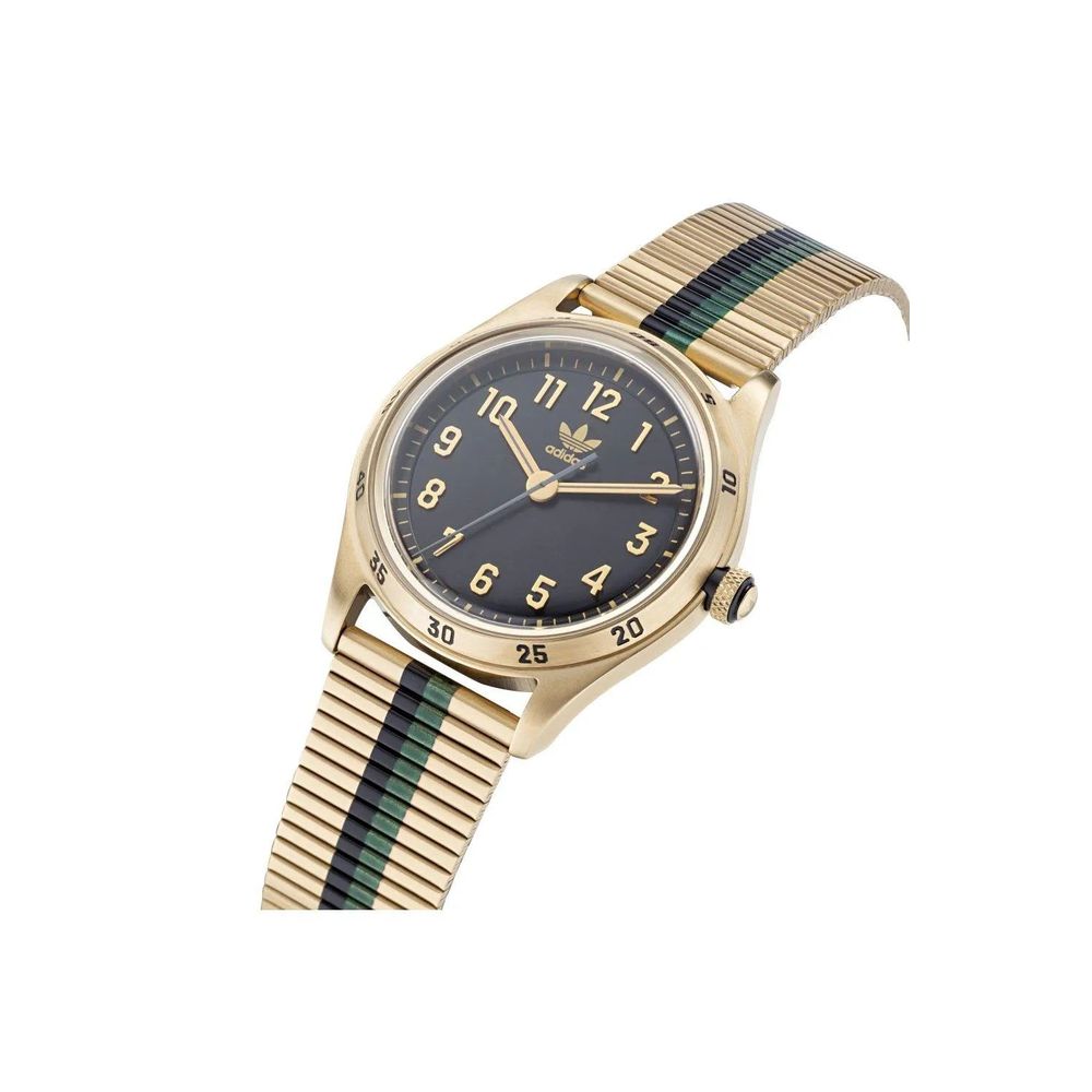 Adidas Gold Stainless Steel Quartz Watch